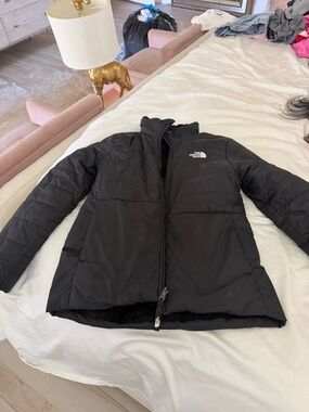 The North Face Black Women's Puffer Jacket with Logo